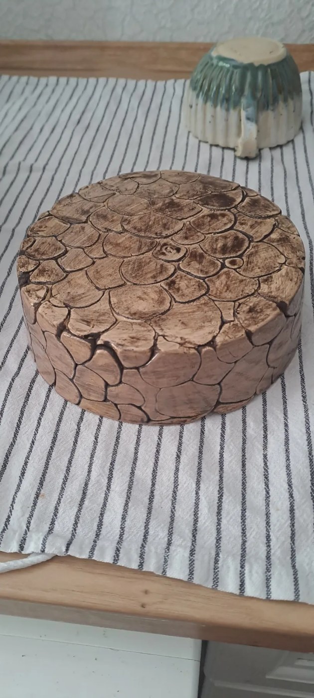 Kiesel-Napf Draufsicht